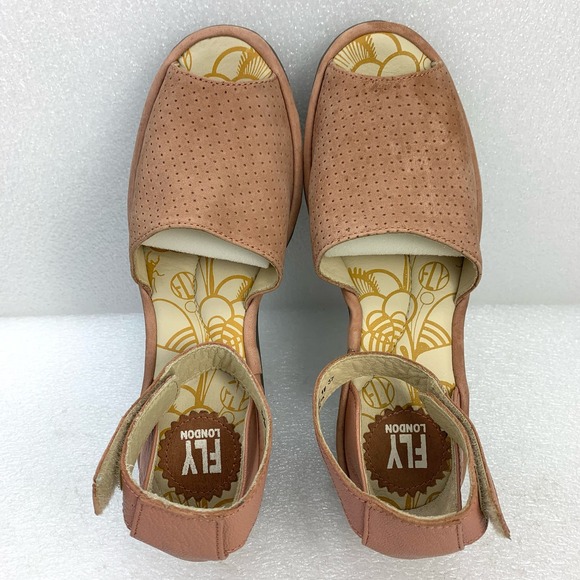 FLY London Wedge Platform Sandal - Size 37 - Picture 5 of 11